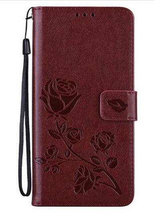 Чехол-книжка "роза" для xiaomi redmi note 8t