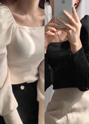 Женская теплая блуза