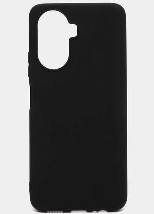 Чохол fiji soft для huawei nova y70 / y70 plus силікон бампер чорний