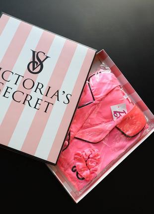 Красивая подарочная брендовая розовая коробка victorias secret для пижамы виктория сикрет (vs) на подарок ж4 фото