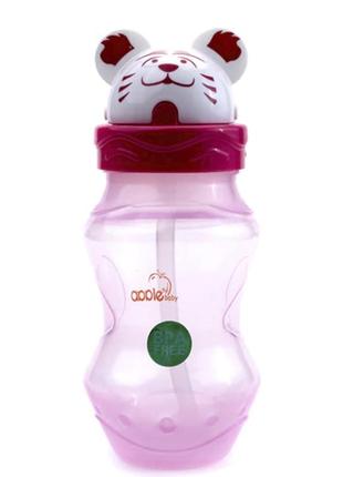 Поильник-непроливайка 2life орт 270 мл с трубочкой оранжевый (vol-10703)