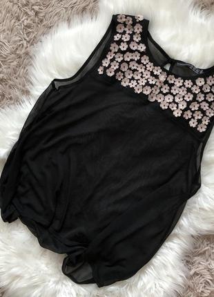 Чорна (прозора) майка