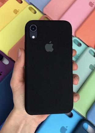 Чохол-накладка silicone case для apple phone xr