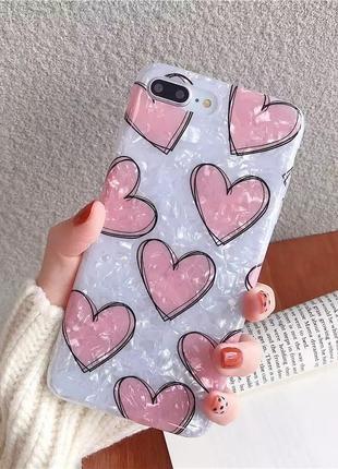 Силиконовый чехол для apple iphone 6/iphone 6s сердце 2