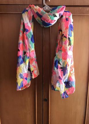 Летний яркий шарф- палантин3 фото