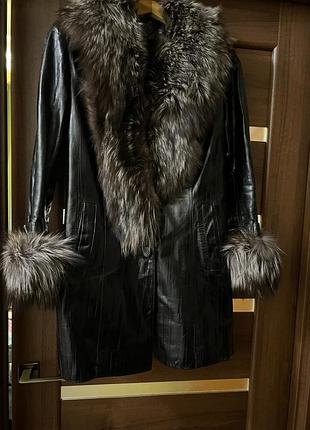 Дублянка шкіряна, куртка утеплена