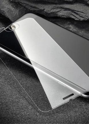 Силіконовий чохол + скло захисне для iphone 7 plus/iphone 8 plus, чорний2 фото