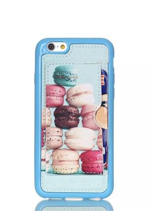 Чехол силиконовый для iphone 6 plus / 6s plus макаруны
