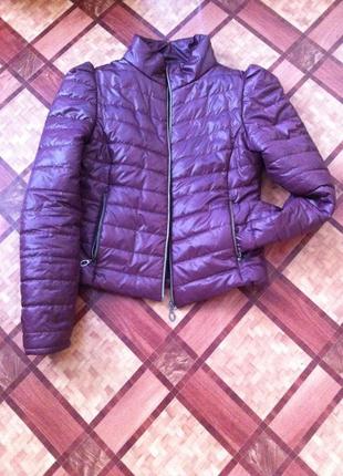 Бордовая весенняя курточка