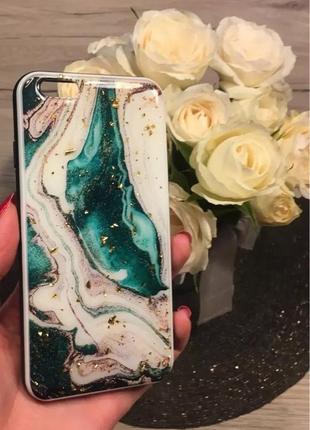 Силіконовий мармуровий чохол для iphone 7 plus/iphone 8 plus beauty 4