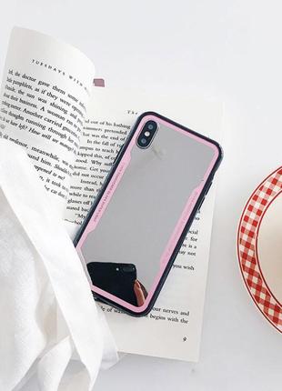 Чехол силиконовый для iphone 7 plus/iphone 8 plus black pink