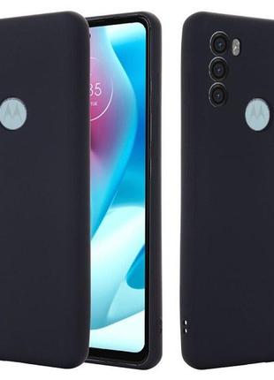 Чехол fiji full soft premium для motorola moto g60 противоударный бампер с микрофиброй black