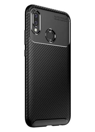 Чехол fiji ultimate carbon для huawei p20 lite / nova 3e (ane-al00) противоударный бампер черный2 фото