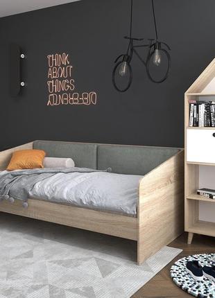 Дитяче односпальне ліжко лайт 800х2040х850 мм дуб сонома