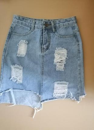 Джинсовая юбка