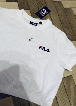 Укорочена футболка fila5 фото