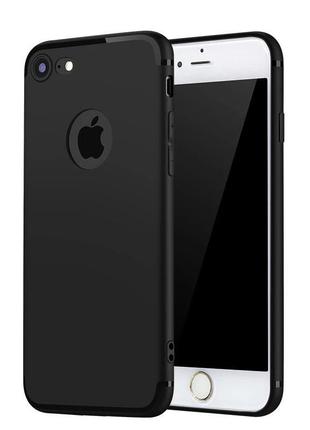 Чохол для iphone 7 plus/iphone 8 plus силіконовий black2 фото