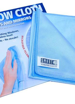 Салфетка для стекла белый кот, «новая»,40х40см, (smart, швеция)