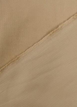 Тканина вельвет італійська натуральна бавовна бежева мікро рубчик відрізний — 150х934 фото