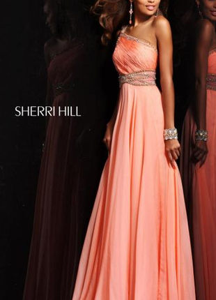 Шикарне випускне, довге плаття в підлогу sherri hill