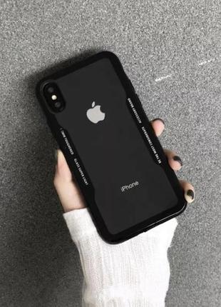 Чехол силиконовый на iphone 7/iphone 8, черный