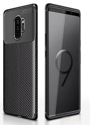 Чехол fiji ultimate carbon для samsung s9 plus (g965) противоударный бампер черный