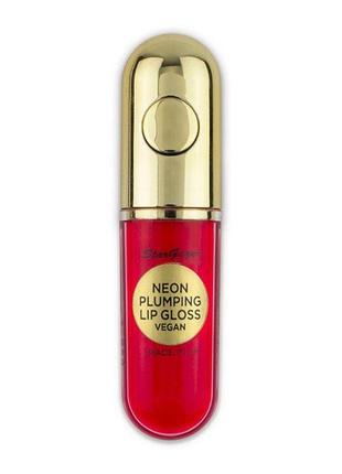 Неоновый блеск для губ розовый neon plumping lip gloss pink stargazer