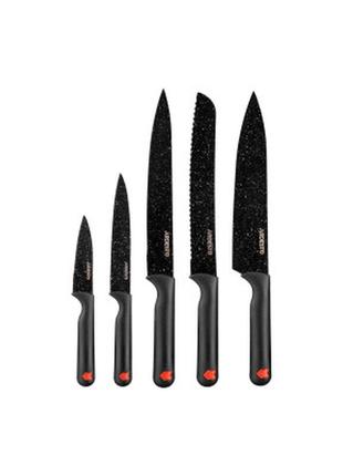 Набір ножів ardesto black mars 5 шт black (ar2105br)