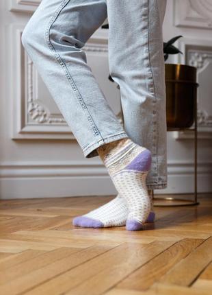 Ангоровые носки, мягкие и удобные носки имитация кролика2 фото