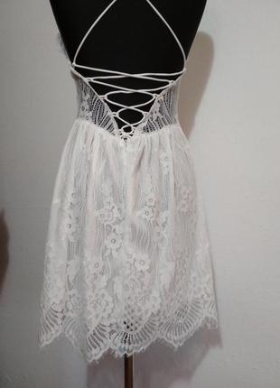 ..роскошное кружевное белое платье для особого случая гипюровое супер качество!!!5 фото