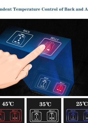 Жилет теплый с usb электро подогревом, 11 зон обогрева, грудь 126 см7 фото