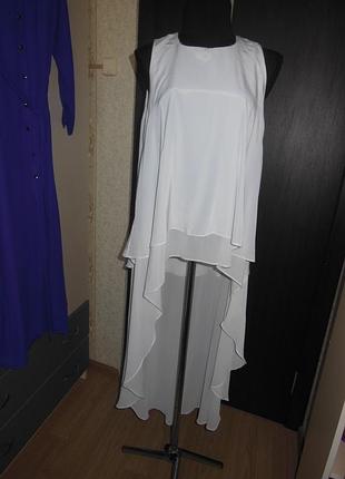 Божественна шифонова подвійна блуза з шлейфом river island