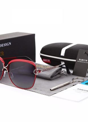 Очки солнцезащитные женские с поляризационной линзой red