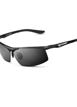 Мужские солнцезащитные очки с поляризацией, для вождения, veithdia, black2 фото