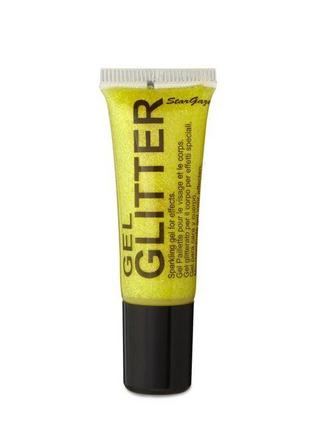 Глітер-гель жовтий stargazer glitter gel yellow