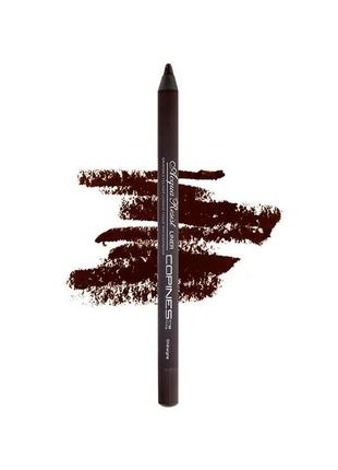 Водостойкий карандаш для глаз copines line paris eye pencil waterproof 02- châtaigne