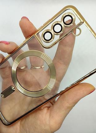 Силіконовий чохол, magsafe, бампер для samsung galaxy s21 fe