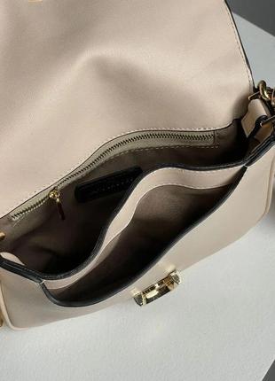 Женская сумка the j  shoulder bag марк джейкобс бежевая эко-кожа6 фото