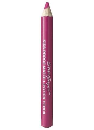 Матова помада-олівець №6 kiss proof matte lipstick pencil stargazer