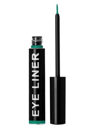 Гелева підводка бірюзова liquid eyeliner turquoise1 фото