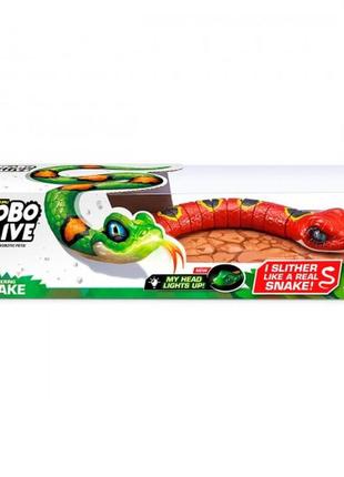 Інтерактивна іграшка robo alive - червона змія4 фото