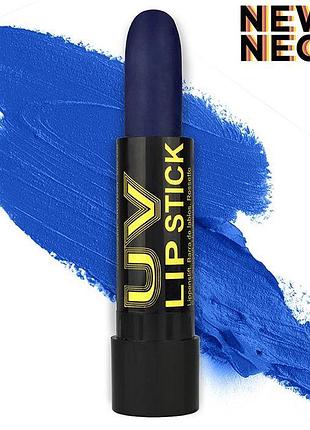 Неоновая помада для губ синяя stargazer neon colour lipstick blue