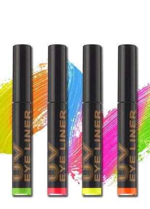 Неонова жовта підводка (лайнер) для очей stargazer uv eye liner - yellow3 фото