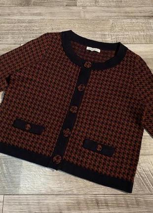 Laura ashley кашемировый кардиган шерстяной с укороченными рукавами