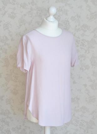 Нежно-розовая блузка из вискозы