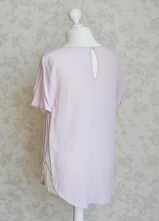 Ніжно-рожева блузка з віскози3 фото