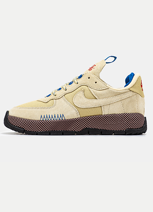 Мужские замшевые кроссовки nike air force 1 wild