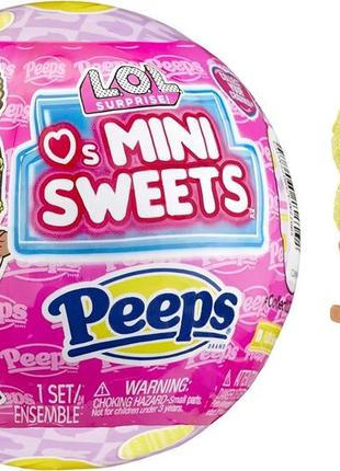 Ігровий набір-сюрприз lol surprise loves mini sweets - tough chick peeps любов міні-насолоди