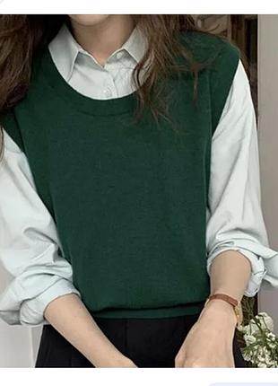 Шерстяной желет uniqlo