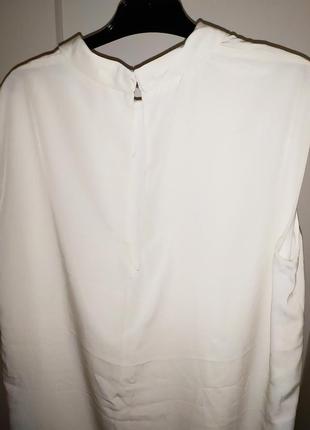 Бело-молочное платье mango. размер м.6 фото